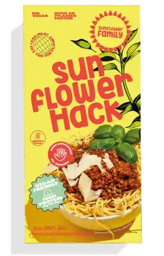 Veganes Hack Sunflower Family BIO SonnenblumenHACK PUR 76g