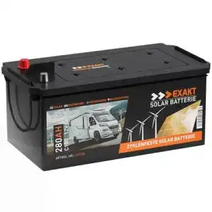 AGM-Batterie Wohnmobil Exakt Solarbatterie 280Ah 12V