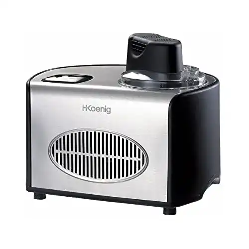 Eismaschine mit Kompressor H.Koenig, HF250, elektrisch, 1,5 L