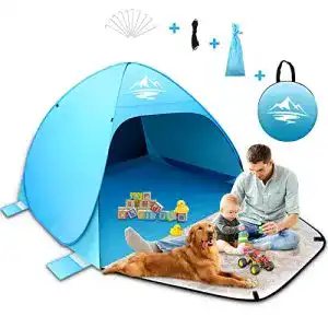 Pop-up-Strandmuschel Mimajor große, automatisch, 4 Personen
