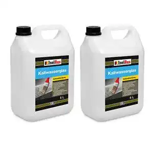 Kaliwasserglas Isolbau 28/30° Kaliumsilikat-Lösung, 2x 5 Liter