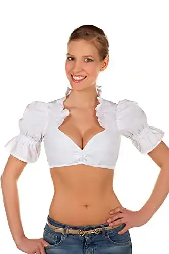 Dirndlbluse Edelnice Trachtenmode Sexy mit Schnürung