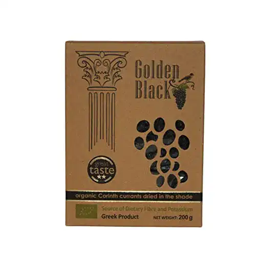 Korinthen Golden Black Griechische Schwarze Bio Rosinen 3 X 200g