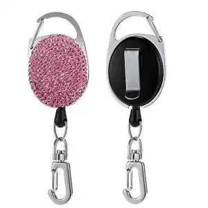 Schlüssel-Jojo Artscope Schlüssel JoJo Ausziehbar Karabiner Strass