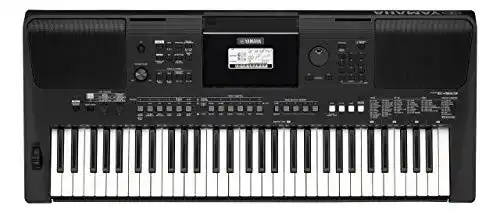 Keyboard YAMAHA PSR-E463 RML , schwarz – Tragbar Digital
