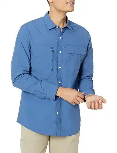 Wanderhemd Amazon Essentials Regular-Fit langärmlig
