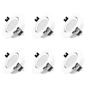 LED-Spot dimmbar KEJA LED Einbaustrahler Dimmbar, 6 x 5W