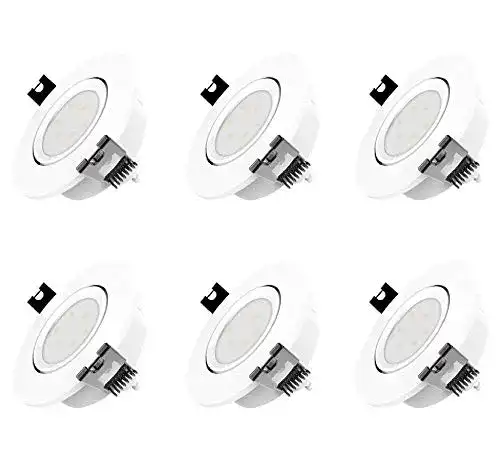 LED-Spot dimmbar KEJA LED Einbaustrahler Dimmbar, 6 x 5W