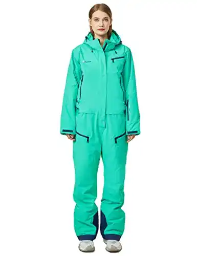 Skianzug Damen HMANOOUF Einteiliger Damen-Skianzug