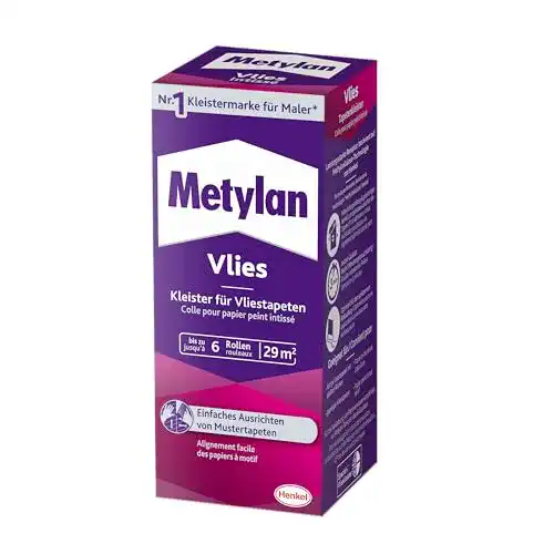 Die beste Vliestapetenkleister Metylan Vlies, Tapetenkleister, 180g 2026 Test Bestseller Vliestapetenkleister Metylan Vlies, Tapetenkleister, 180g