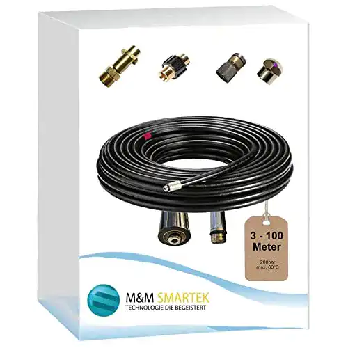 Rohrreinigungsschlauch M&M Smartek – Set PROFESSIONAL 5-tlg