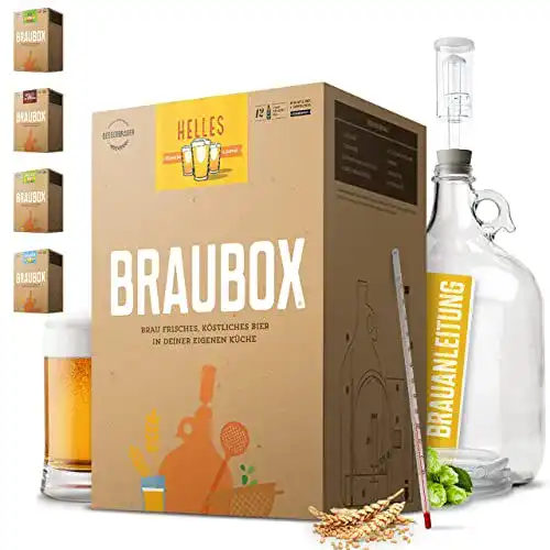 Bierbrauset Braubox ®, Sorte Helles I zum Bier brauen in der Küche