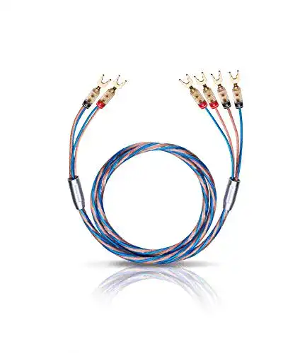 Bi-Wiring-Kabel Oehlbach Bi-Tech 4 L 200, Set Bi-Wiring versilbert