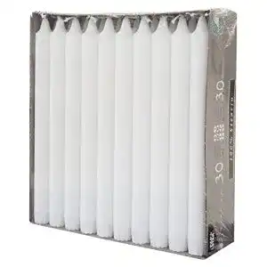 Stearin-Kerzen PAPSTAR 30 Kronkerzen, Ø 2,3 cm, 24 cm, weiss