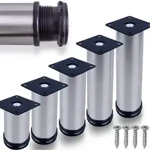 Möbelfüße Stahlia 4 x ® EDELSTAHL Möbelfuß Ø50 mm
