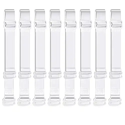 BH-Träger Pinsheng Transparent 4 Paare Einstellbar Klare BH Träger