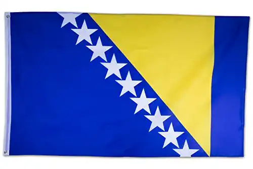 Bosnien-Flagge SCAMODA Bundes- und Länderflagge 150x90cm