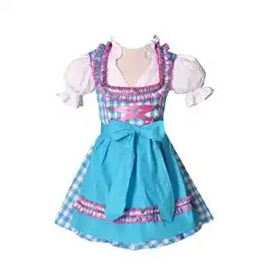 Dirndl Kinder Bayer Madl Carolin KI-Dirndl Set TÜRKIS/PINK Gr. 110