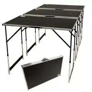 Tapeziertisch TRUTZHOLM 3-er Set Alu Multifunktionstisch