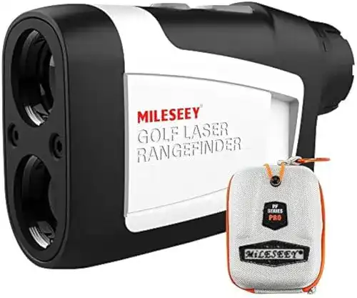 Golf-Entfernungsmesser Mileseey Entfernungsmesser Golf mit Slope On/Off, 600M Golf Laser Entfernungsmesser