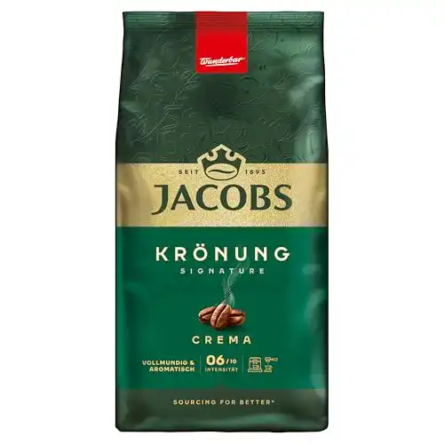 Kaffeebohnen Jacobs Krönung Crema, 1 kg Bohnenkaffee