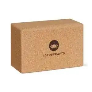 Yogablock Kork Lotuscrafts Supra Grip – ökologisch hergestellt