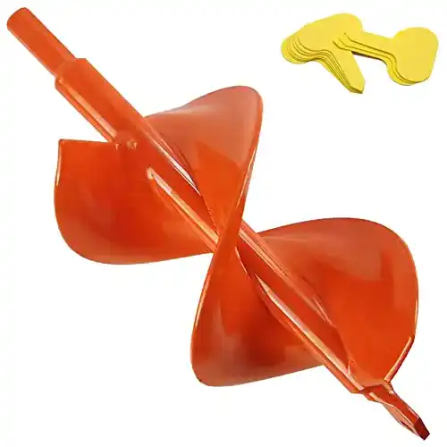 Erdbohrer für Bohrmaschine SYITCUN Gartenbohrer 8x18cm