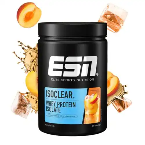 Die beste ESN-Proteinpulver ESN ISOCLEAR Whey Isolate, Peach 2026 Test Bestseller ESN-Proteinpulver ESN ISOCLEAR Whey Isolate, Peach