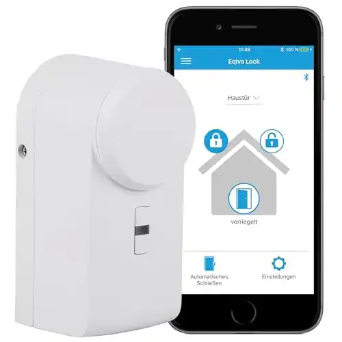 Smartes Türschloss eqiva Bluetooth® Smart Türschlossantrieb