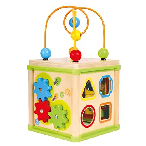 Motorikwürfel ab 1 Jahr Bino world of toys Bino Motorikwürfel 5in1