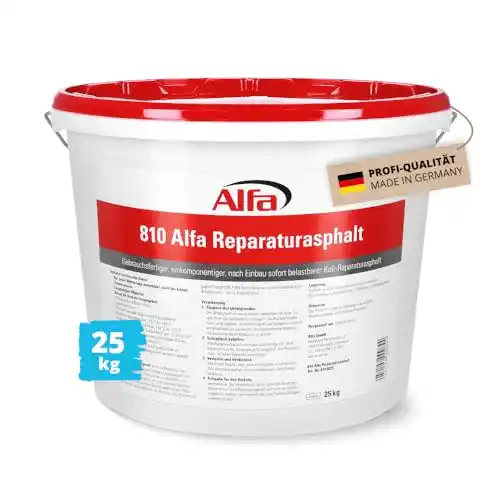 Kaltasphalt Alfa Reparaturasphalt 25 kg Körnung 0 bis 5 mm