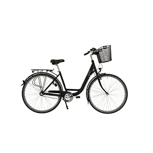 Hawk-Fahrrad HAWK City Wave Premium Plus inkl. Korb I Damenfahrrad