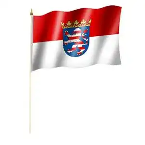 Hessen-Flagge Sportfanshop24 Stockflagge/Stockfahne HESSEN