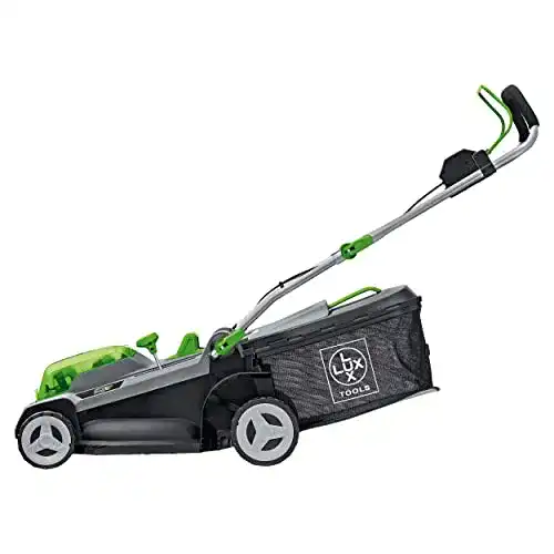 Akku-Rasenmäher mit Mulchfunktion LUX-TOOLS A-RM-2×20/43