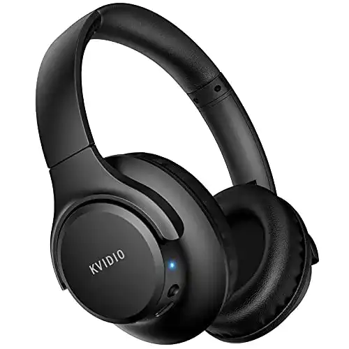 Günstige Bluetooth-Kopfhörer KVIDIO, mit Mikrofon, faltbar