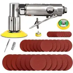Druckluftschleifer SPTA 80mm Winkelschleifer Mini Druckluft 12tlg