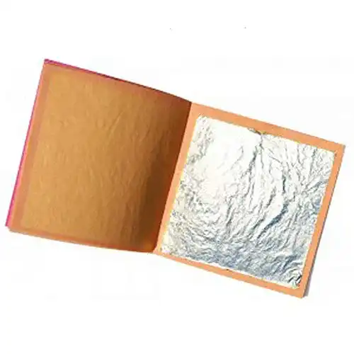 Blattsilber Sim Gold Leaf 602561275332 Blatt, Silber, 10 Pieces