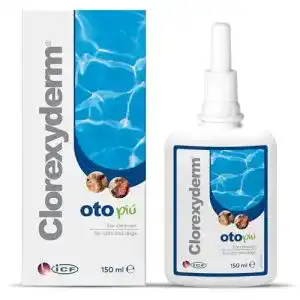 Ohrreiniger Hund PASQUALI Clorexyderm Oto Più, 150 ml
