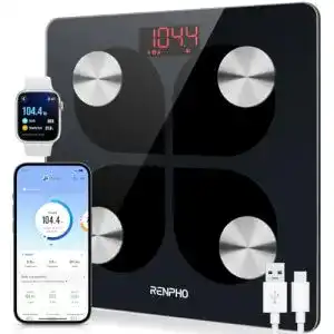 Renpho-Körperfettwaage RENPHO Körperfettwaage, Bluetooth