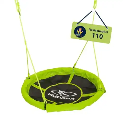 Die beste Nestschaukel HUDORA 110 cm, grün - Garten-Schaukel bis 100 kg 2026 Test Bestseller Nestschaukel HUDORA 110 cm, grün – Garten-Schaukel bis 100 kg