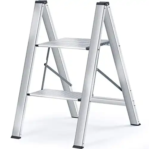 Trittleiter KINGRACK Stufenleiter,Klapptritt,Aluminium,rutschfest