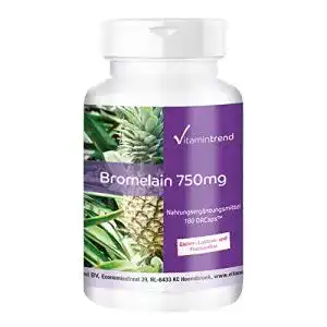 Bromelain Vitamintrend 750mg, 180 Kapseln, vegan, hochdosiert
