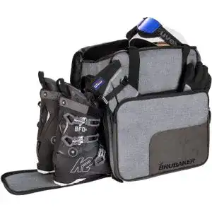 Skischuhtasche mit Helmfach Brubaker Super Performance Grau