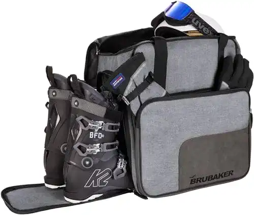 Die beste Skischuhtasche mit Helmfach Brubaker Super Performance Grau 2026 Test Bestseller Skischuhtasche mit Helmfach Brubaker Super Performance Grau