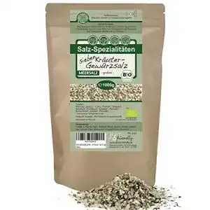 Kräutersalz direct&friendly grobes Meersalz 7 Bio Kräuter (1 kg)