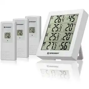 Wetterstation mit 3 Außensensoren Bresser Wetterstation Funk