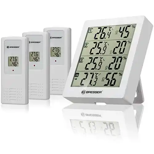 Die beste Wetterstation mit 3 Außensensoren Bresser Wetterstation Funk 2026 Test Bestseller Wetterstation mit 3 Außensensoren Bresser Wetterstation Funk