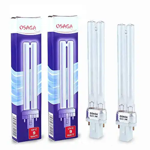 UVC-Lampe Osaga DUOPACK UV-C UV, 9 Watt UVC-9 PL G23