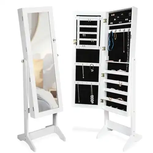 Ganzkörperspiegel TecTake Luxus Spiegelschmuckschrank