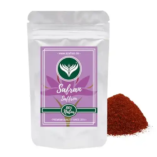 Safranpulver Azafran Safran gemahlen, 1g